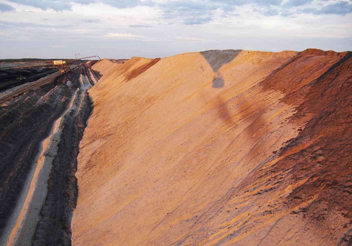 Ballon "im" Tagebau
