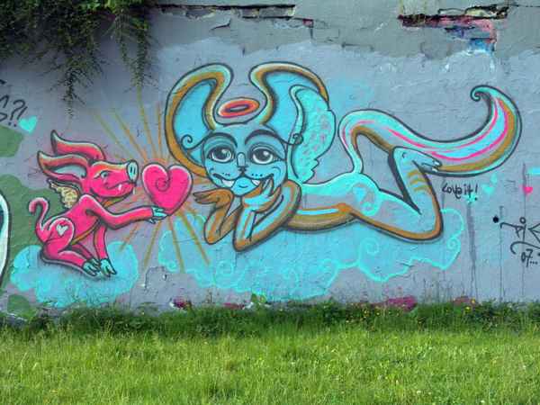 DAS MUSS LIEBE SEIN !! EIN LIEBES - GRAFFITI