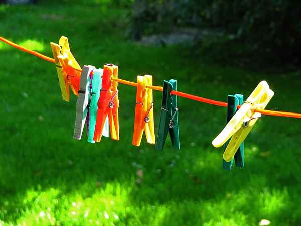 Heute Freiluft-Trocknen