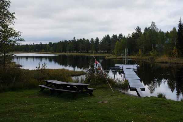 Badeplatz in Nordschweden