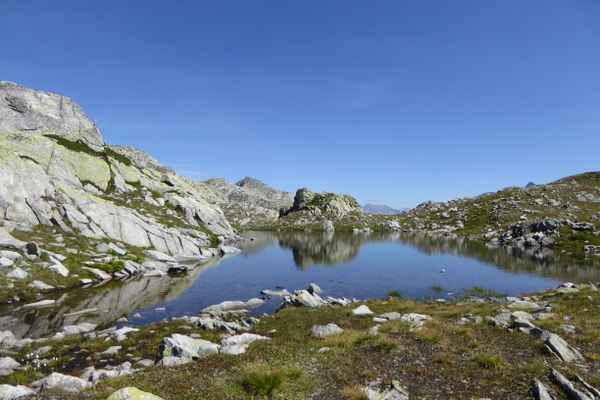Viele kleine Bergseen