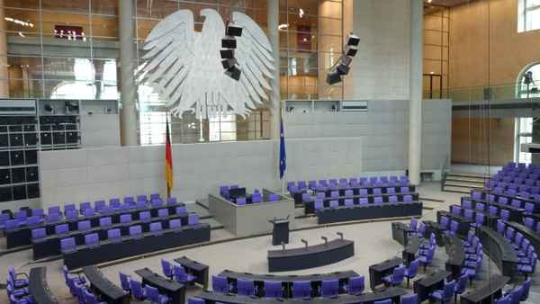 Plenarsaal des Deutschen Bundestages