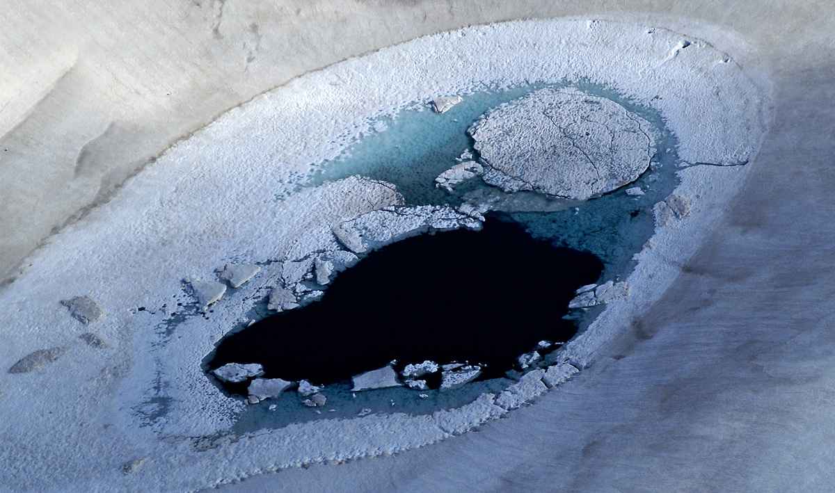 Flying over Iceland ....