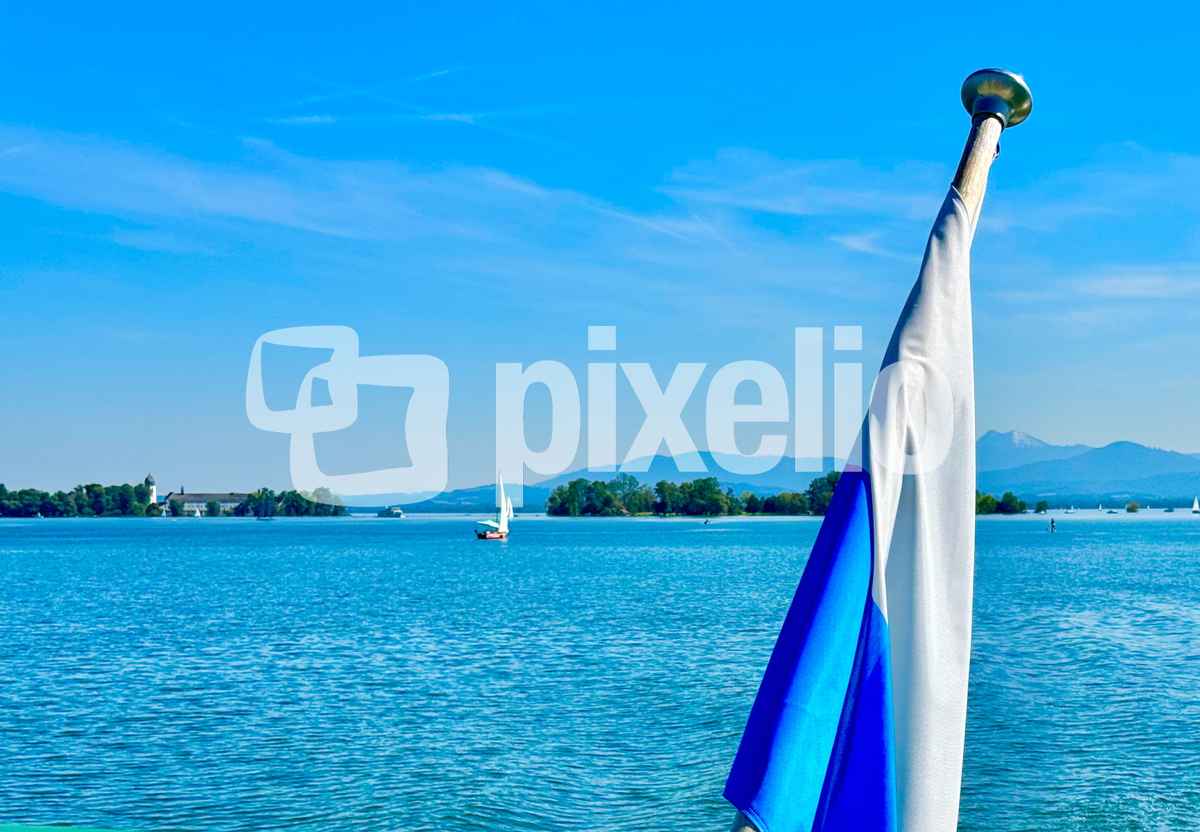 Chiemsee mit Frauen- und Herreninsel