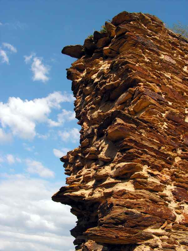 Mittelalterliche Burgmauer