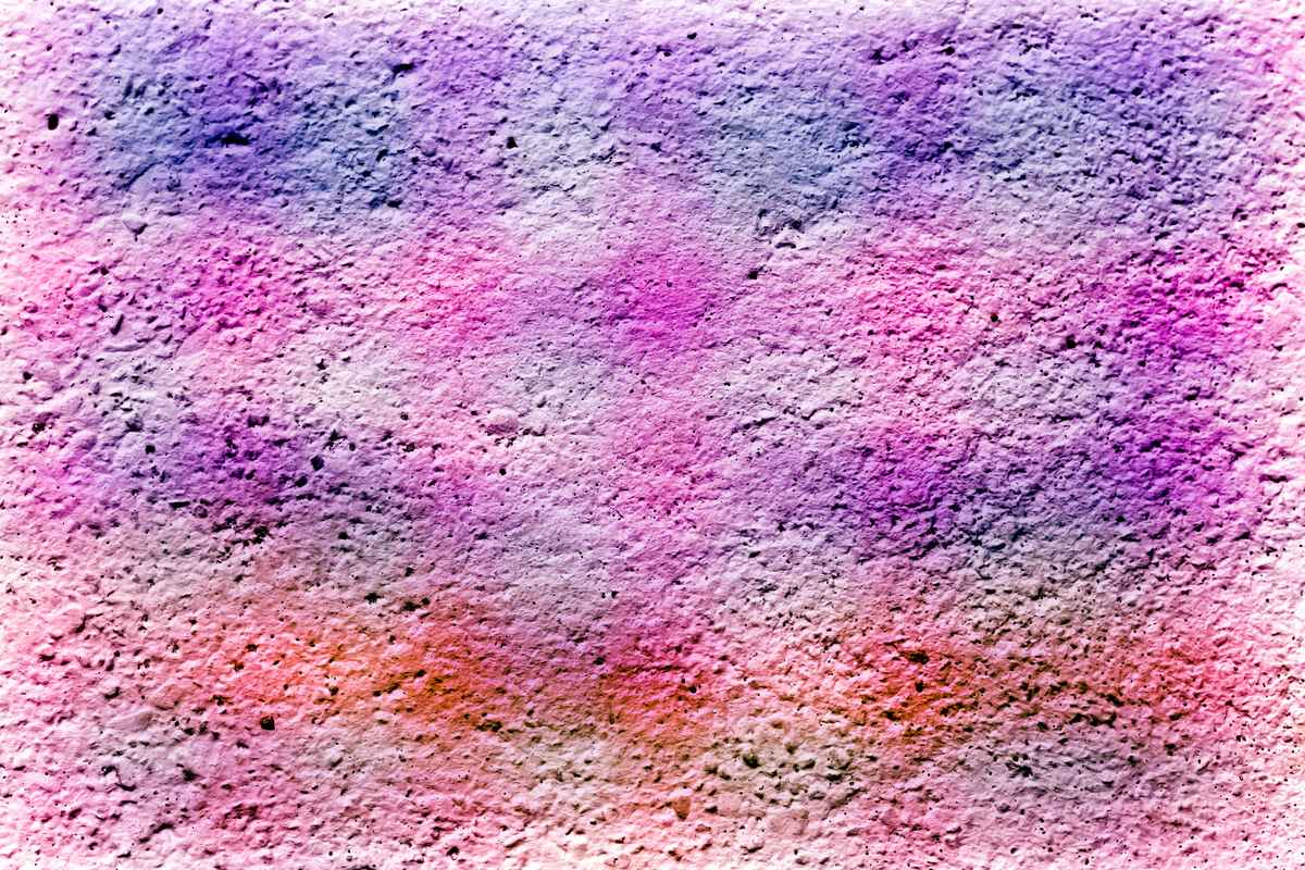 Wand, pink und violett