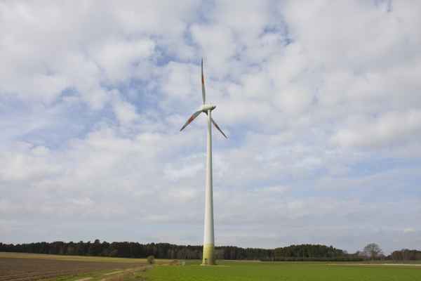 Windrad in freier Natur