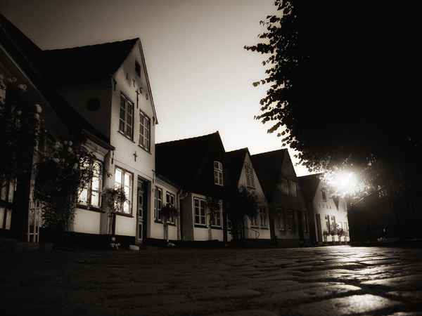 nachts im Fischerdorf