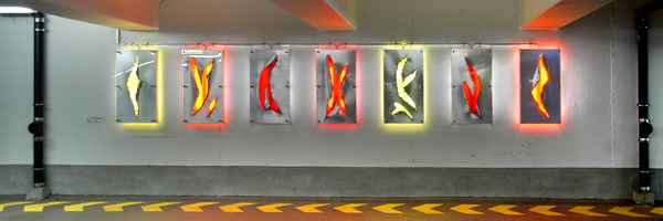Kunst in der Tiefgarage