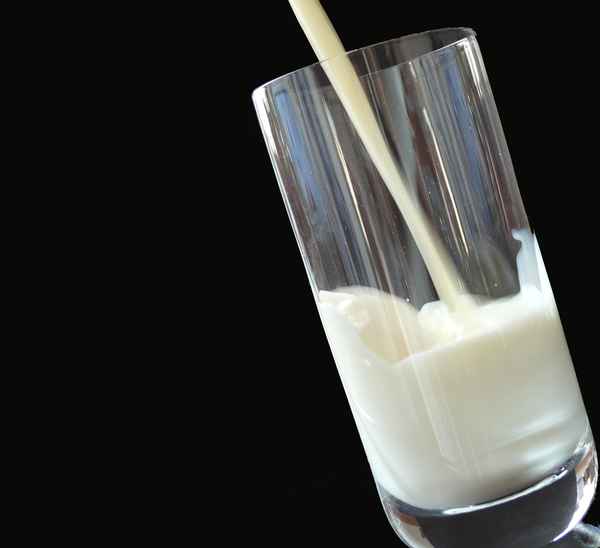 Glas Milch