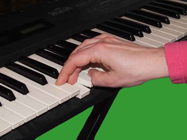 Spiel auf dem keyboard