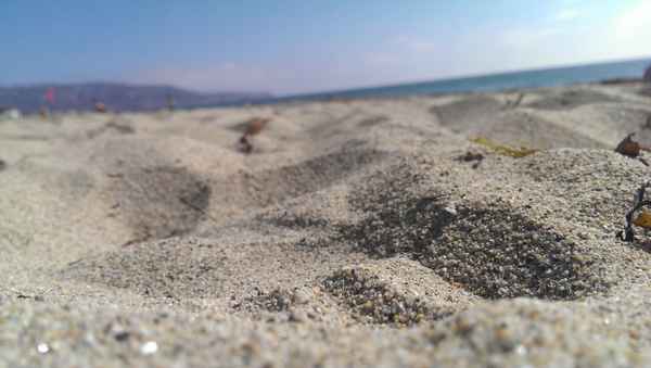 Sand am Strand