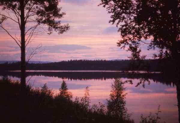 An einem See in Schweden