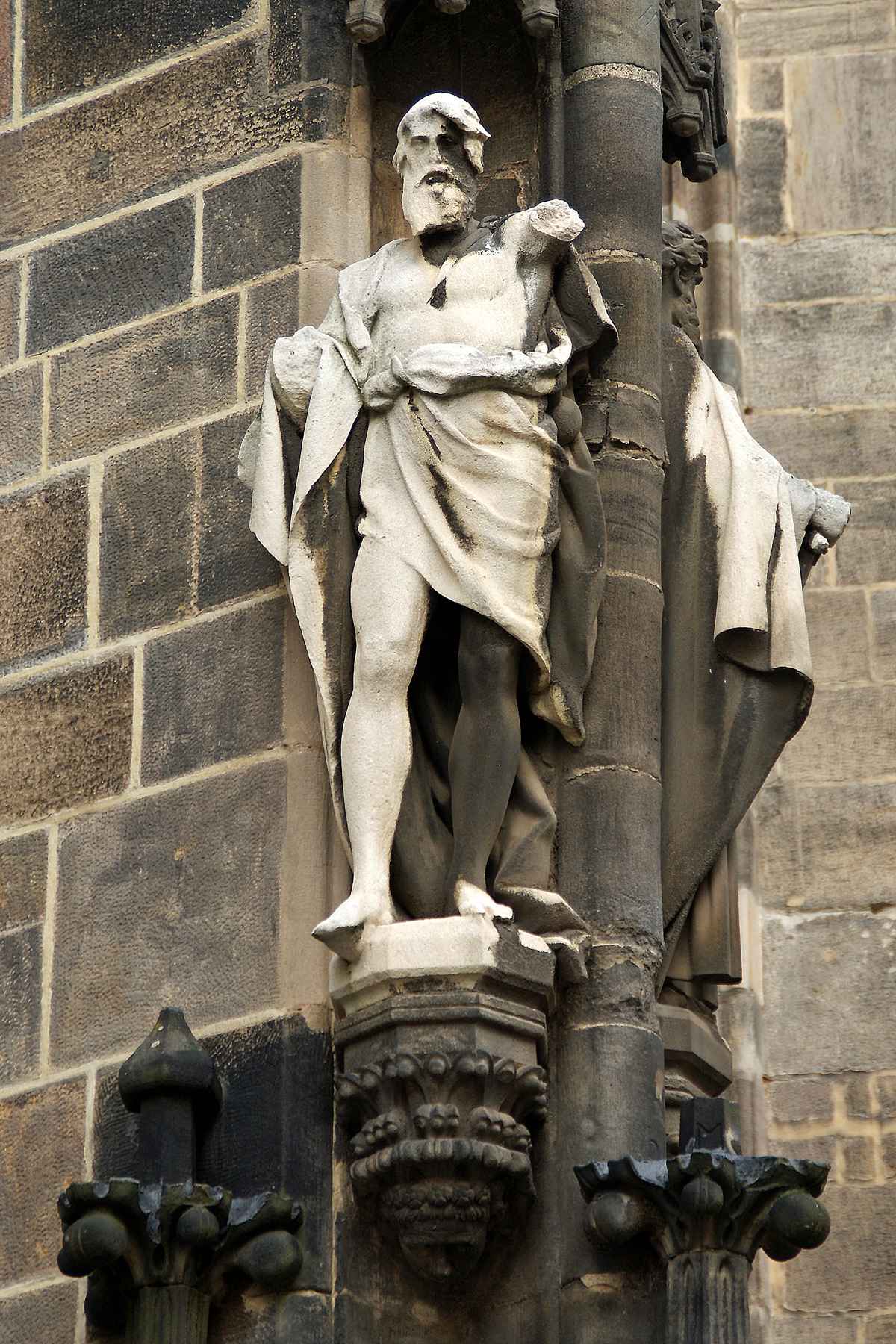 Figur am Zwickauer Dom