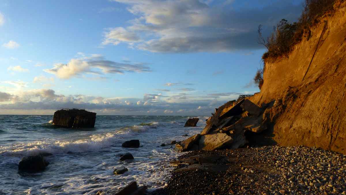 Steilküste an der Ostsee