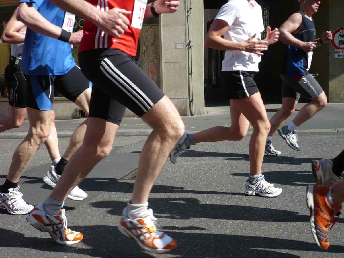 Läuferbeine beim Würzburg Marathon 2008