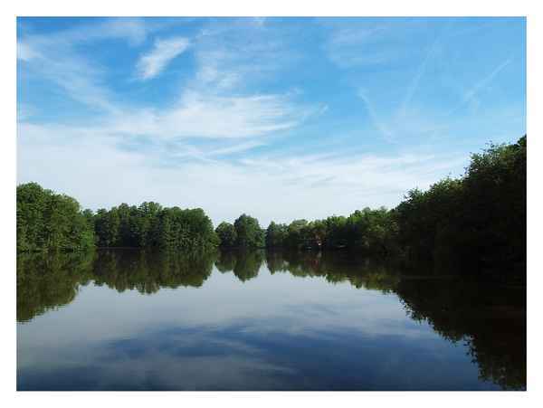 Fulda Aueweiher Seeblick