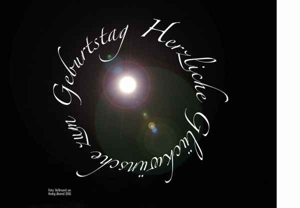 Geburtstagskarten-Vorlage