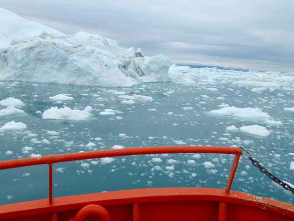 Eisberge vor Ilulissat  ( Grönland )