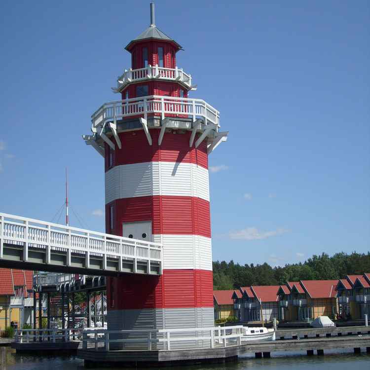 Leuchtturm im Rheinsberger Hafen 2