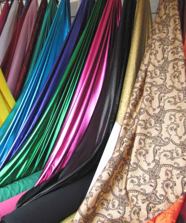 Stoffliche Farbenvielfalt