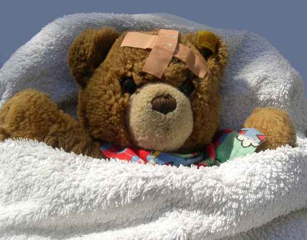 Teddy ist krank