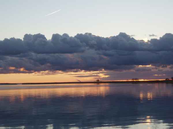 Wasser und Wolken