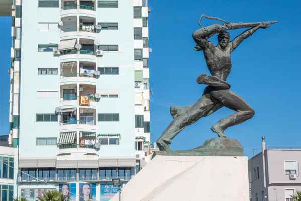 Denkmal der Partisanen in Durres - Albanien