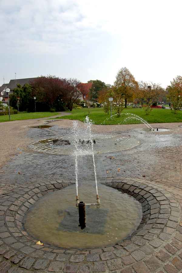 Brunnen auf der Promenade von Langenargen