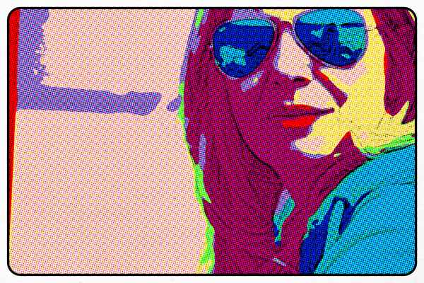 Frau am Strand