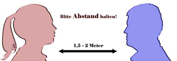 Coronavirus - Abstand halten!