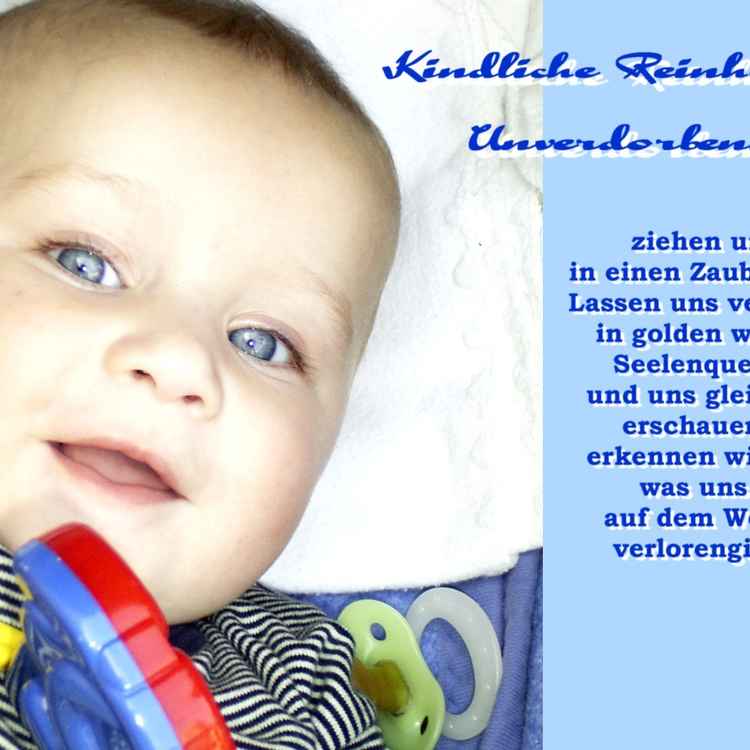 Kindliche Reinheit und Unverdorbenheit