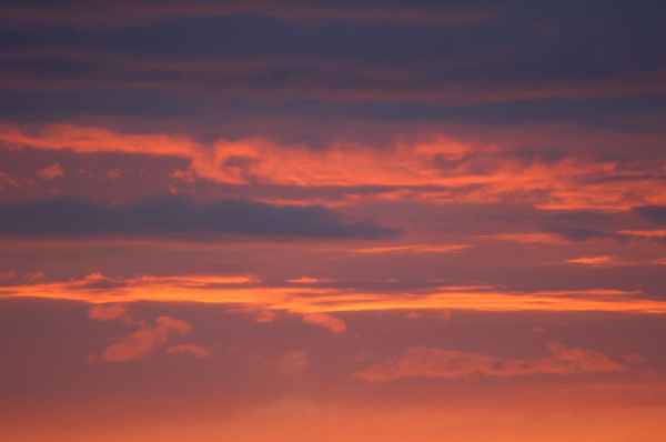 Farbige Wolken