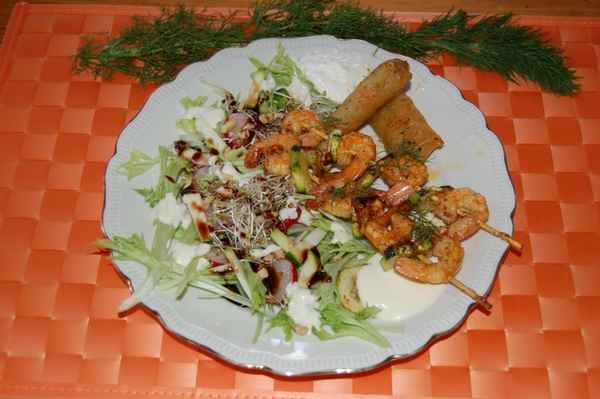 exotischer Vorspeisenteller