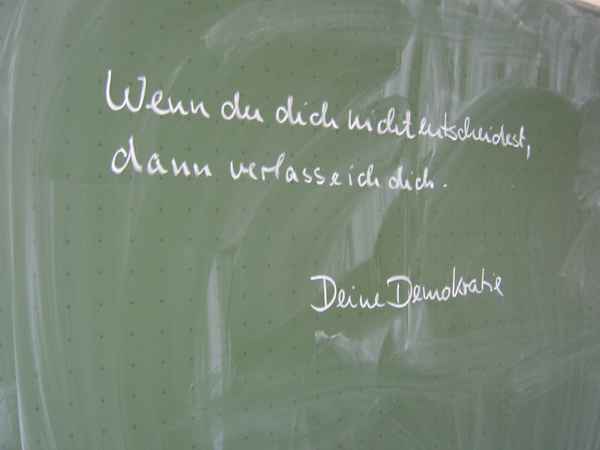 Grüße von der Demokratie