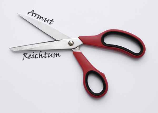 Die Schere zwischen Arm und Reich