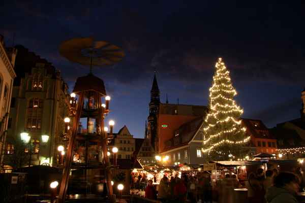 Auf dem Zwickauer Weihnachtsmarkt