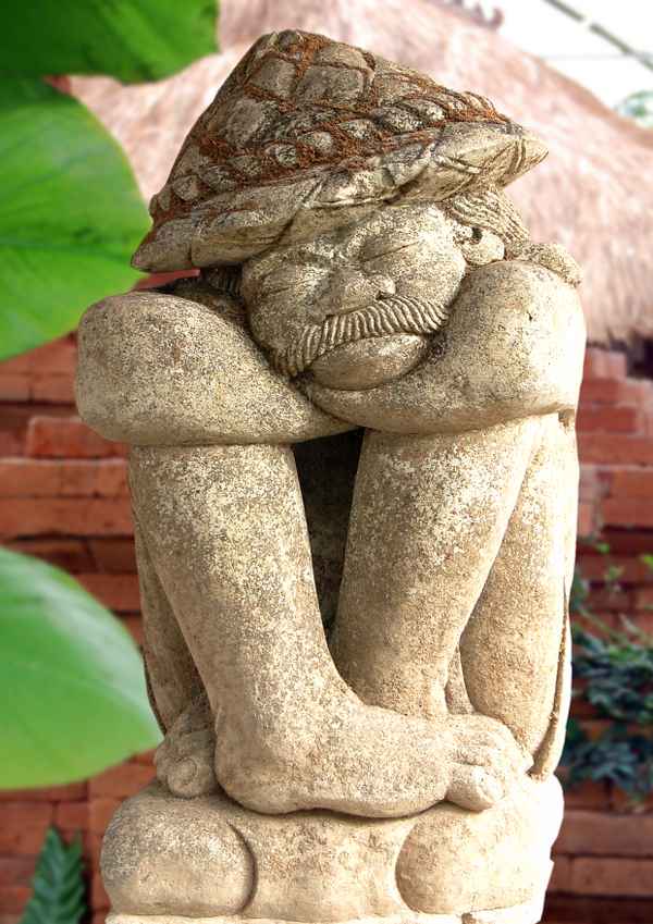 Kleine balinesische Steinfigur