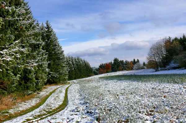 erster Schnee im Oktober