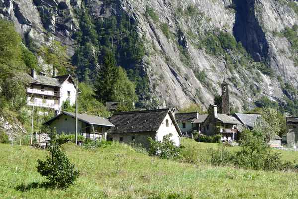 San Carlo: Letztes Dorf im Val Bavona