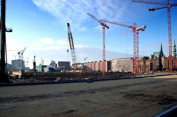 Hafencity - Baustelle Osakaallee