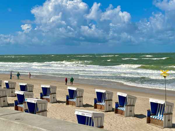Stürmische See auf Sylt