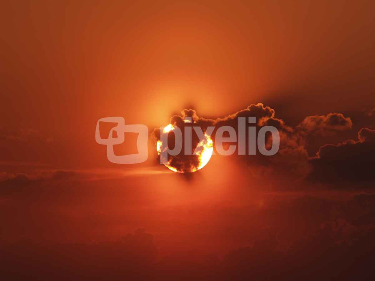 Sonnenuntergang in Thüringen1