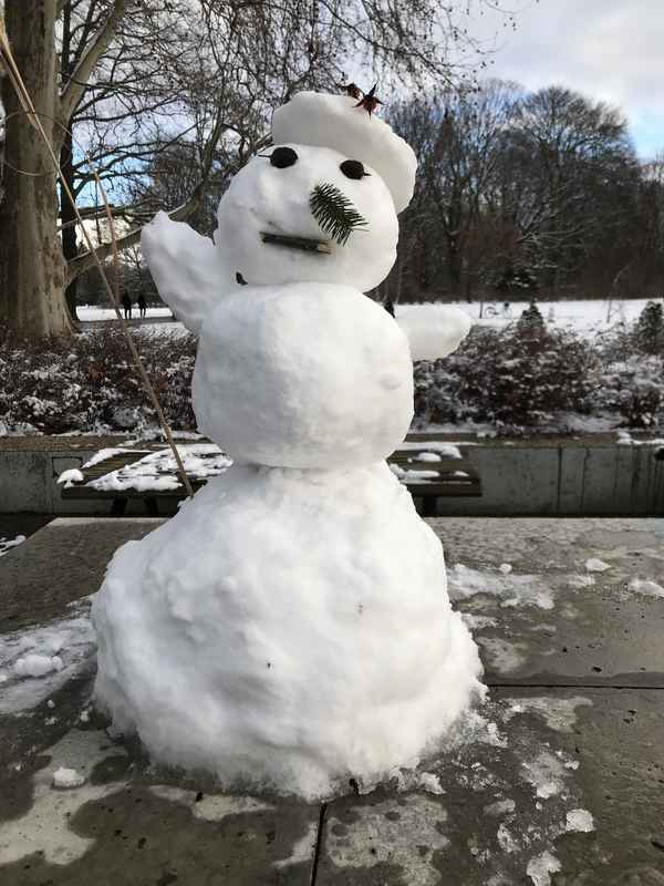 Kleiner Schneemann / Foto: Alexander Hauk