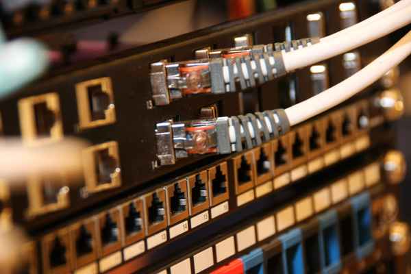 Patchpanel mit Patchkabel