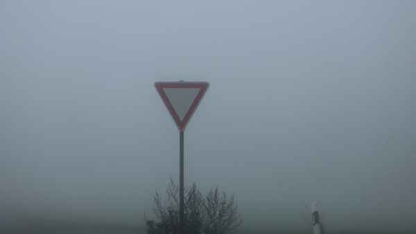 achtung dichter nebel