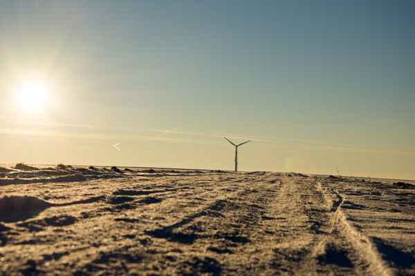 WIND-KRAFT- oder SONNEN ENERGIE im Winter