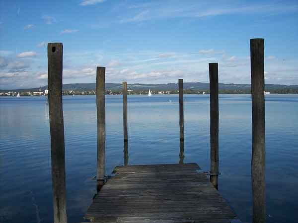 Mit Anlauf in den Bodensee!