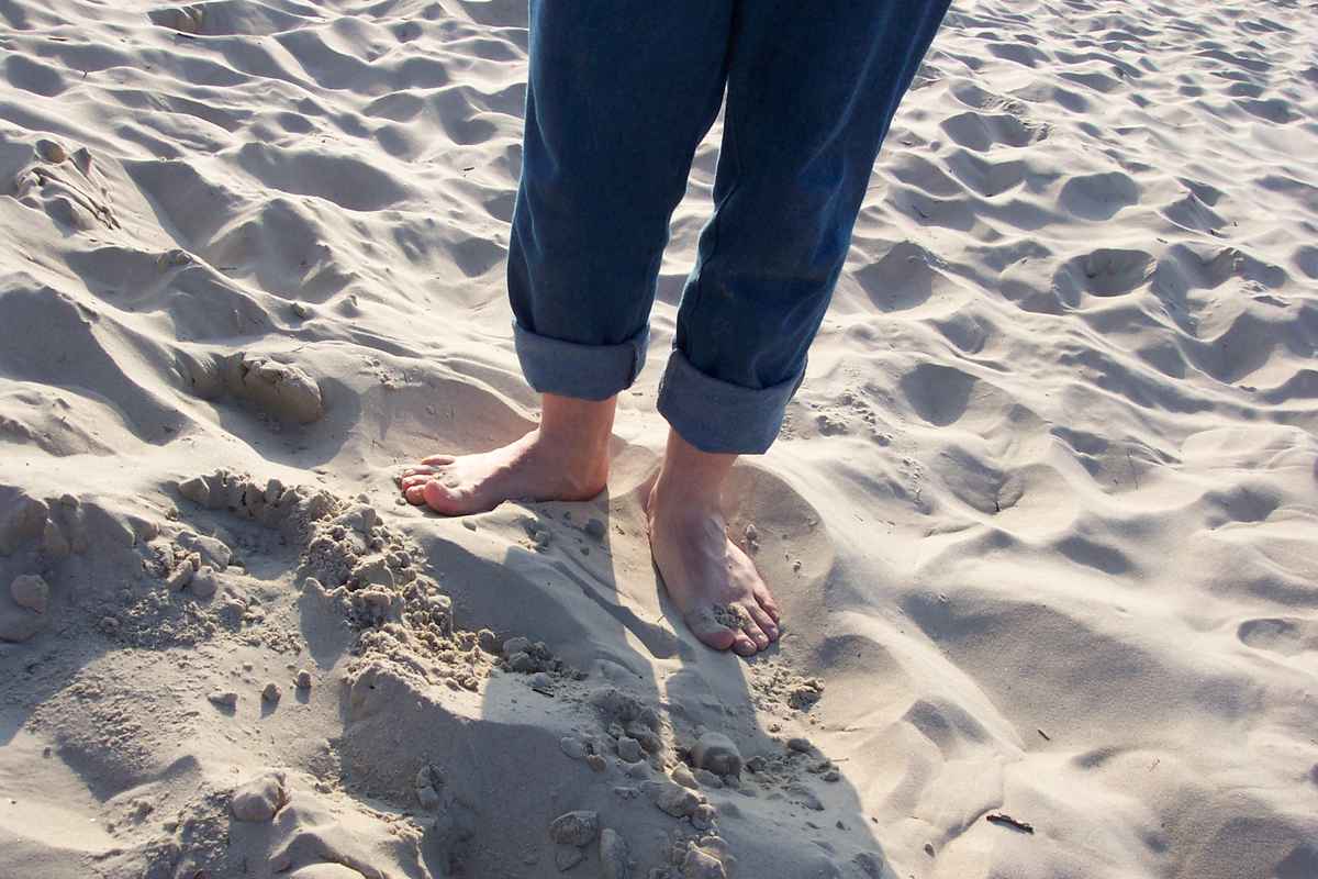 Füsse im Sand