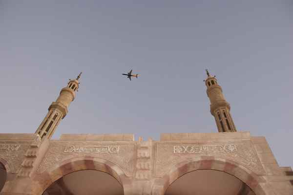 Minarette der Al Mustafa Moschee